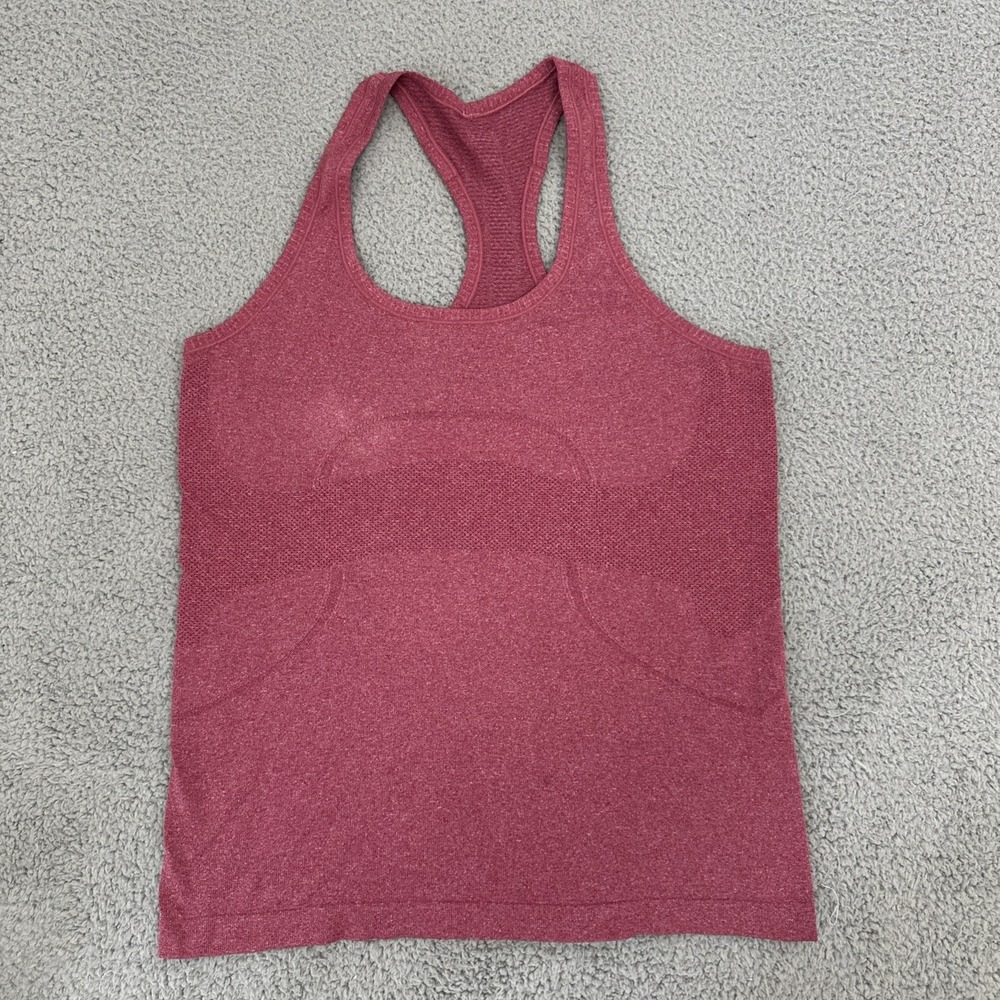 Lululemon Swiftly Tech Tank Top Pink Athletic Athleisure Gym Workout Women's 10